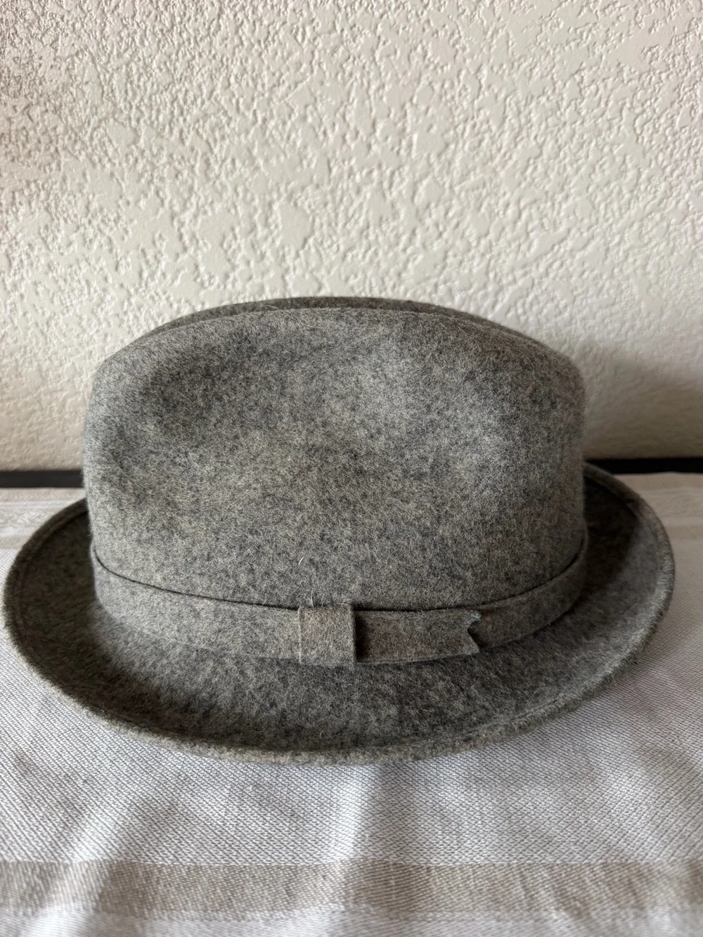 Pendleton Gray Heather Virgin Wool Tyrolean Highlander Fedora Hat